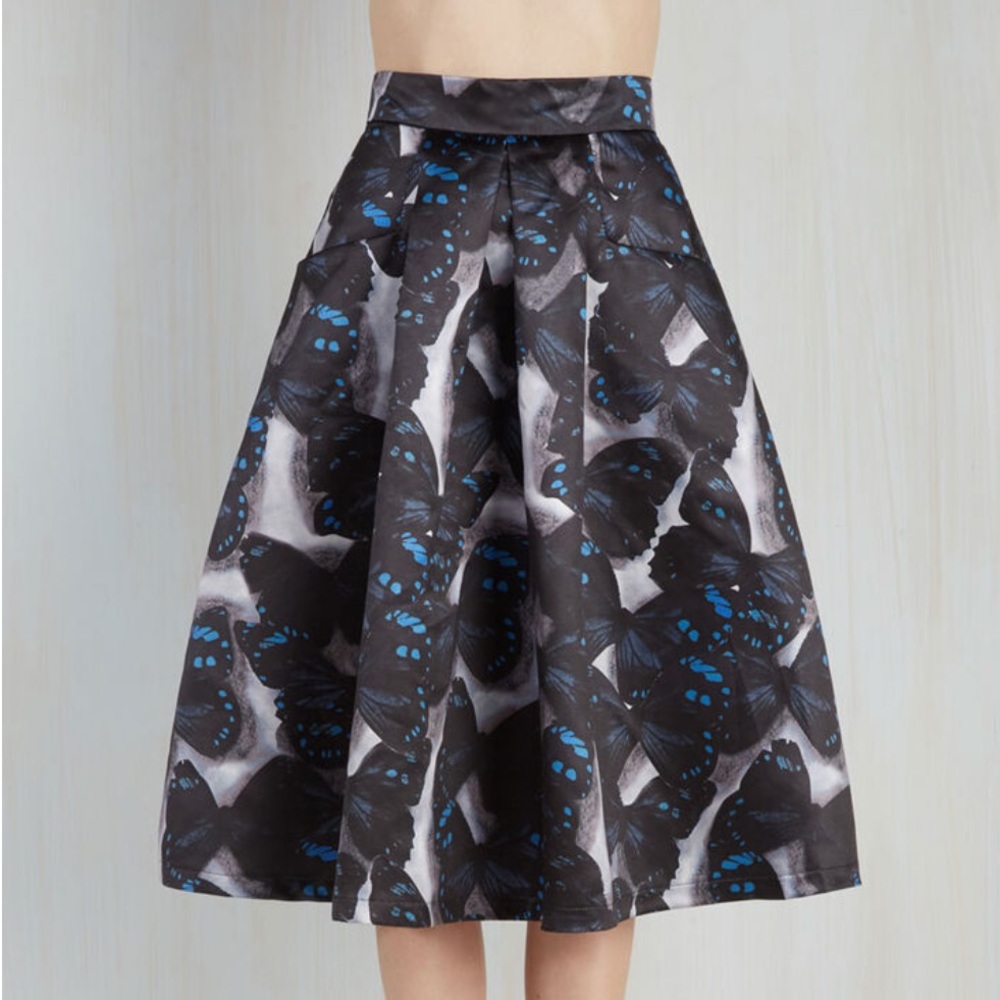 Loveliest Luncheon Skirt in Butterflies